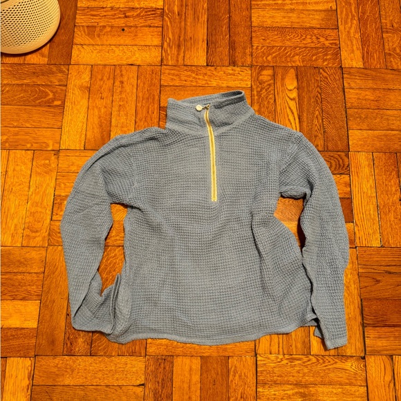 NWOT DONNI. Set Waffle blue xs - Picture 13 of 14